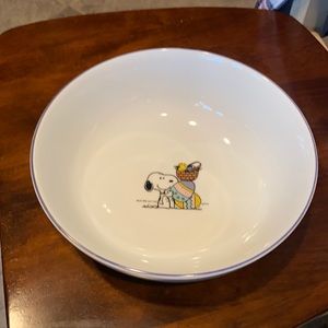 Peanuts Easter ceramic serving bowl